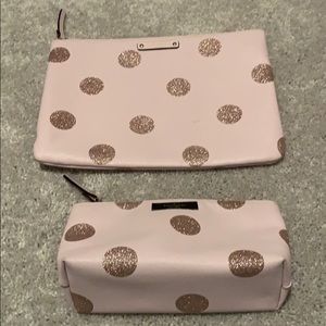 Kate spade matching makeup bag set
